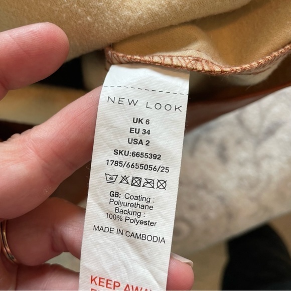 New look rust colored shacket asos size‎ 2 - Picture 2 of 7